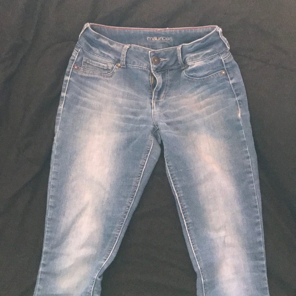 Light blue Maurices skinny jeans 👖💙